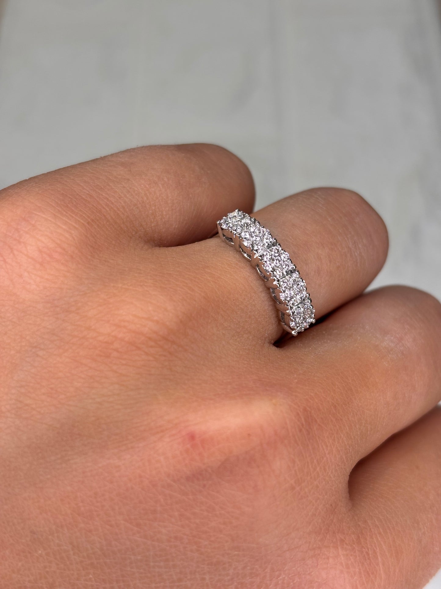 Anello Veretta Magic Promesse Gioielli Oro Bianco e Diamanti