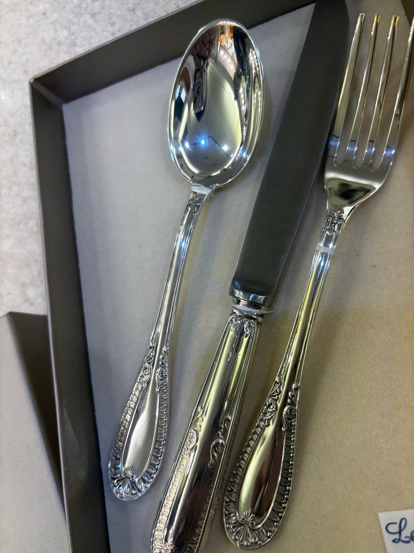 Set posate Argento 800