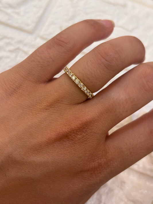 Anello Veretta Oro 18 Giallo Carati