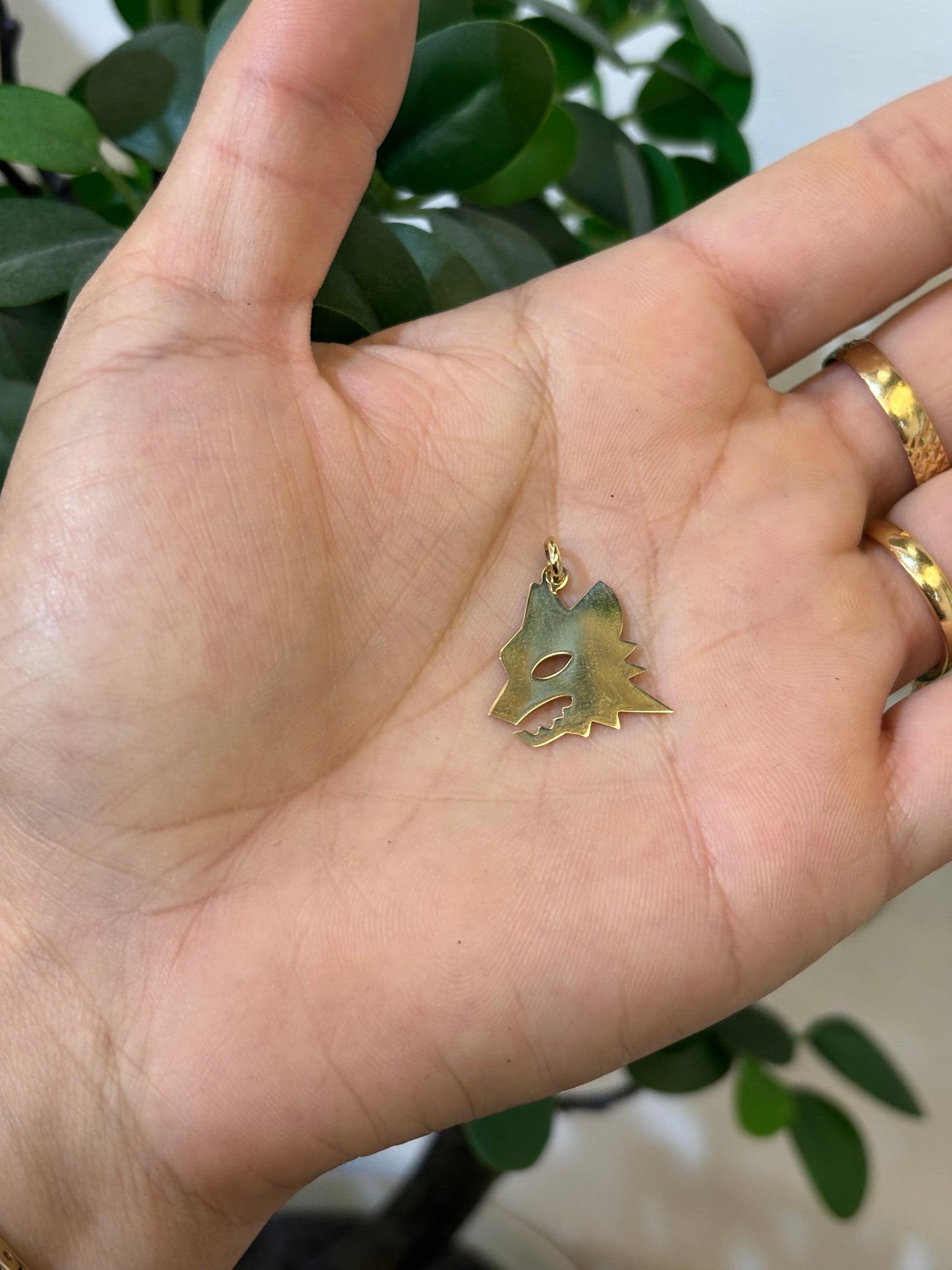 Ciondolo Oro 18 Carati Lupa Asroma