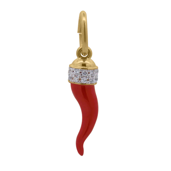 RUE DES MILLE Charm Cornetto Rosso collezione CHARMBAR CB-CN59