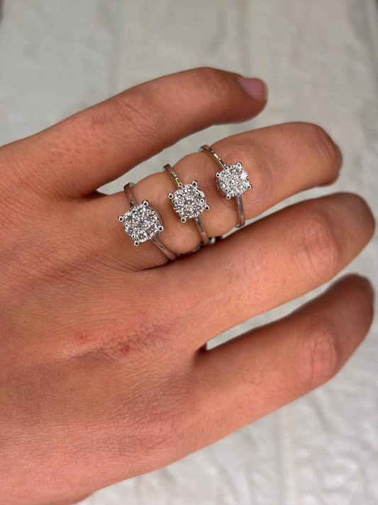 Anello Magic Oro Bianco e Diamanti PROMESSE GIOIELLI