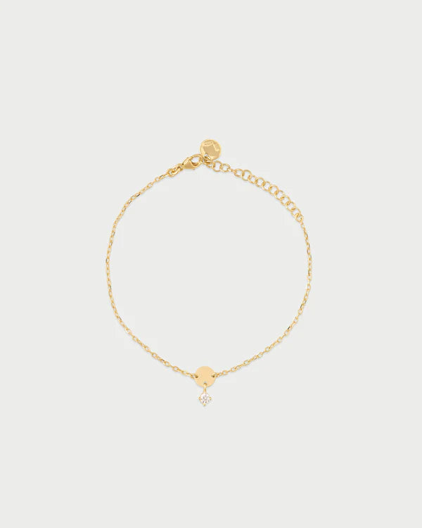 RUE DES MILLE Bracciale mini disco e punto luce collezione ESSENCE BRZ-024TDAU
