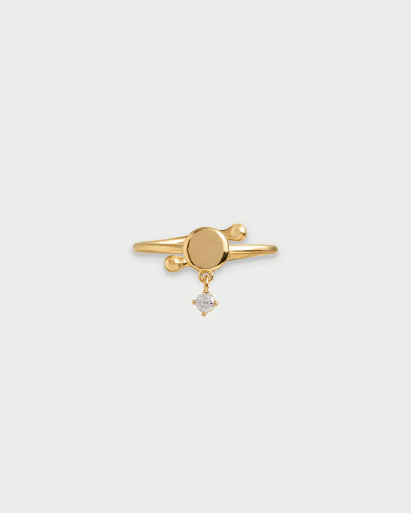 RUE DES MILLE
Anello line disco e punto luce collezione ESSENCE ANZ-024TDAU