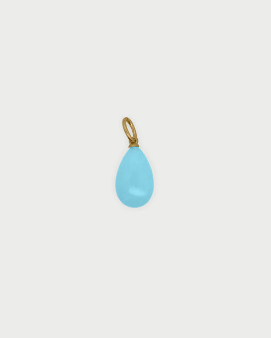 RUE DES MILLE Charm Goccia Giada Sky collezione CHARMBAR CB-CN68