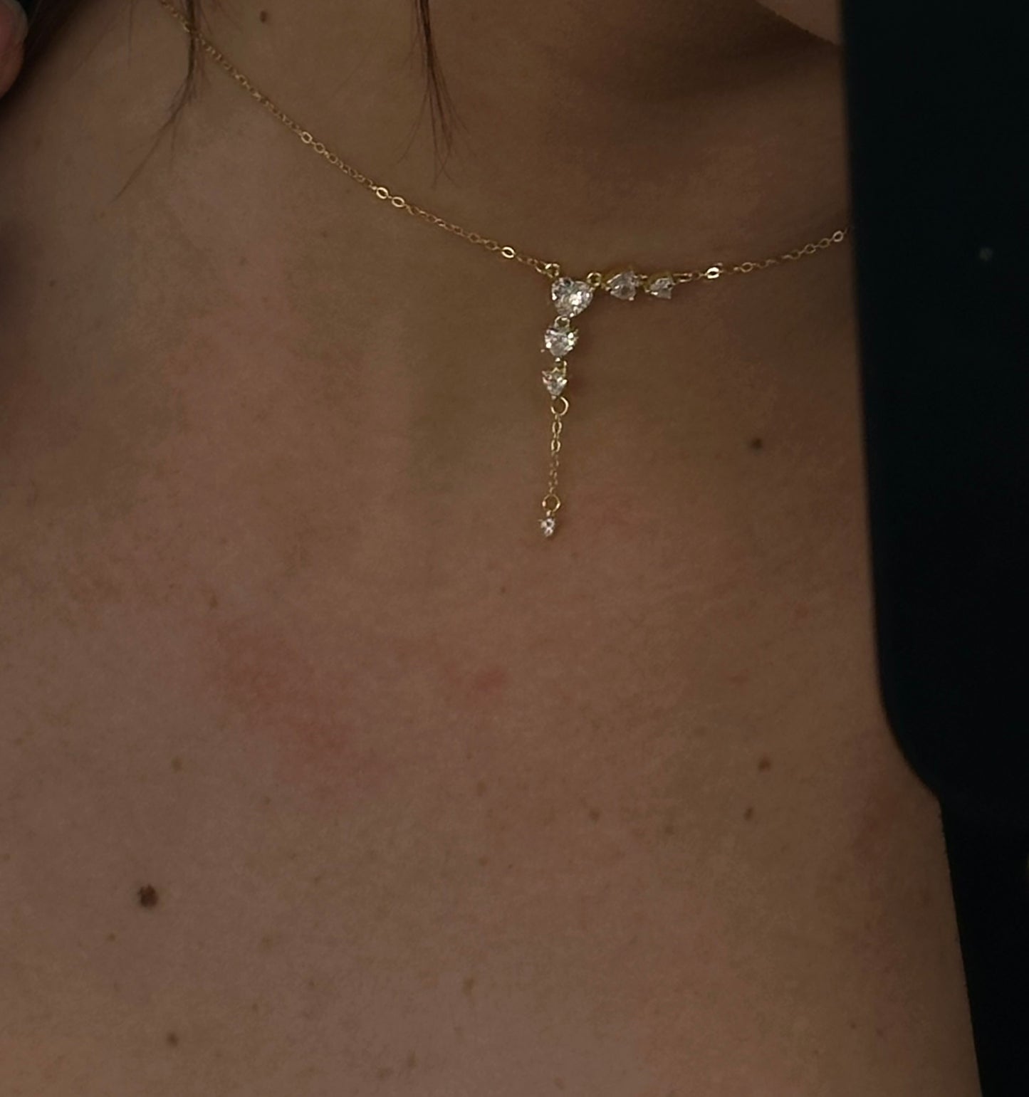 Collana Con Cuori pendenti