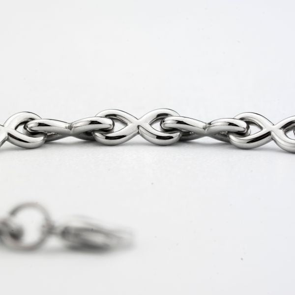 Bracciale Boccadamo uomo ABR803  con catena a maglia a infinito