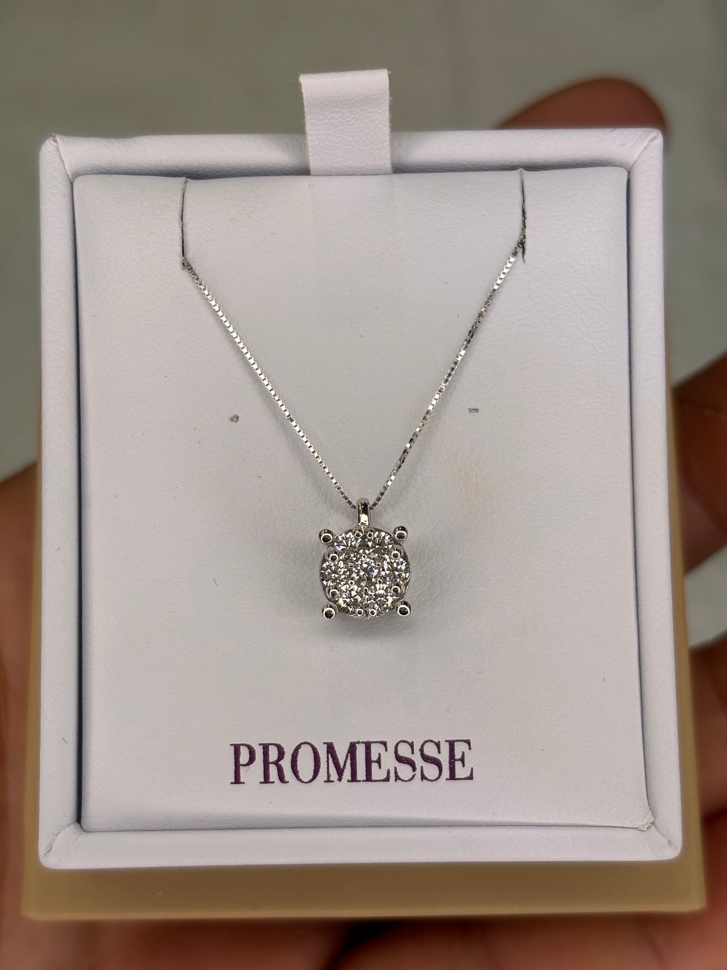 Collana Punto Luce Magic Oro 18 Carati e Diamanti PROMESSE GIOIELLI COD. CFV