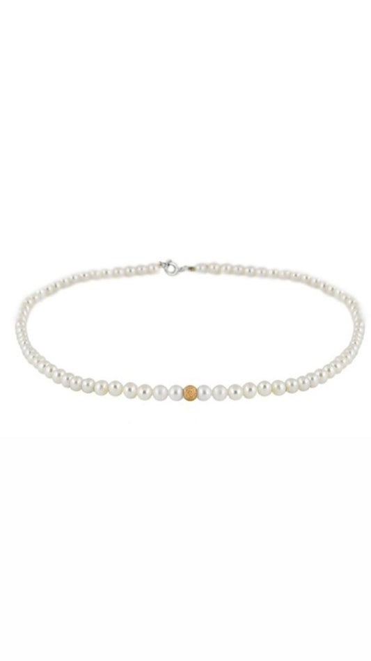 Collana Perle e Oro 18 Carati Promesse Gioielli
