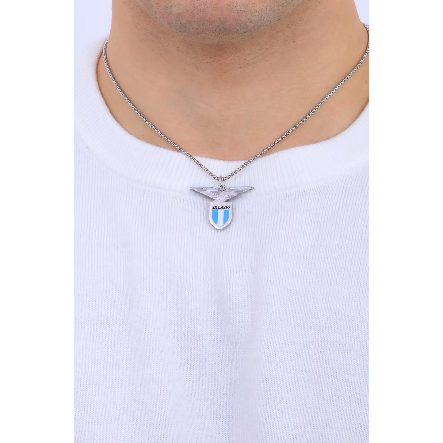 Collana uomo gioielli S.S. Lazio Gioielli Squadre B-LC002UAA