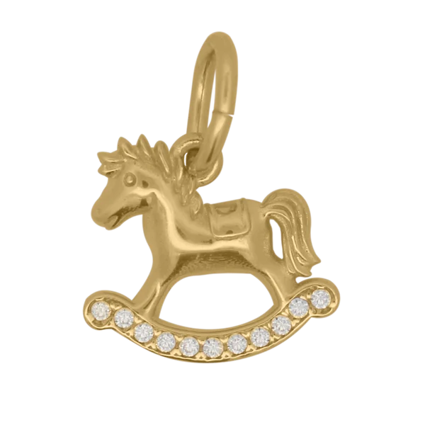 RUE DES MILLE Charm Cavallo a dondolo collezione CHARMBAR CB-LCN77