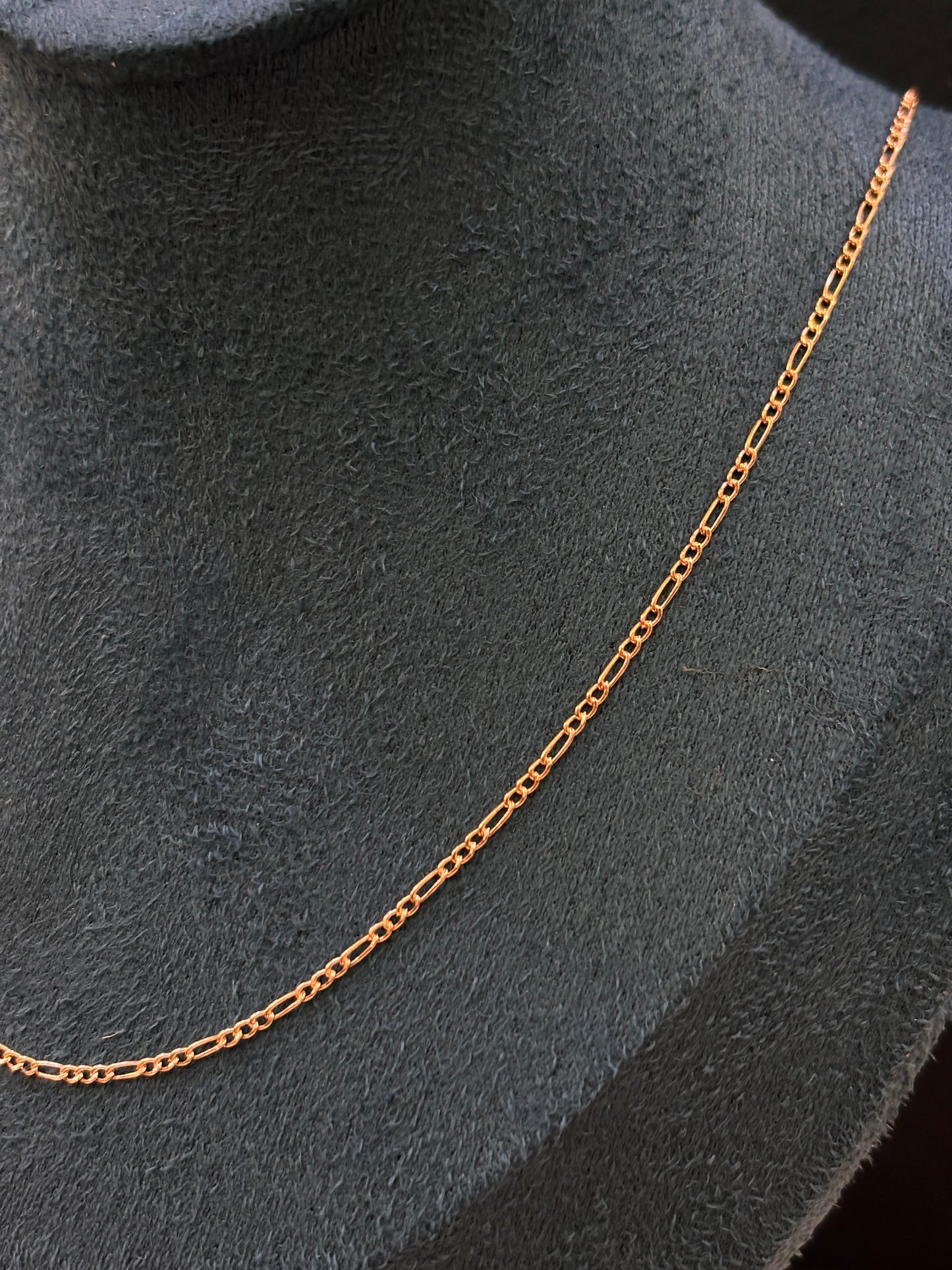 Collana Uomo Oro 18 Carati maglia tre più uno