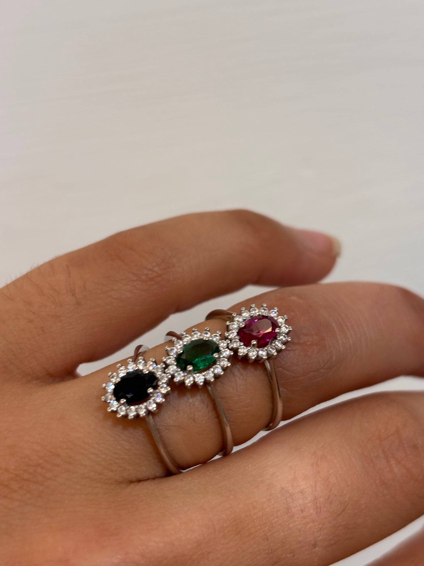 Anello Kate Oro Bianco 18 Carati