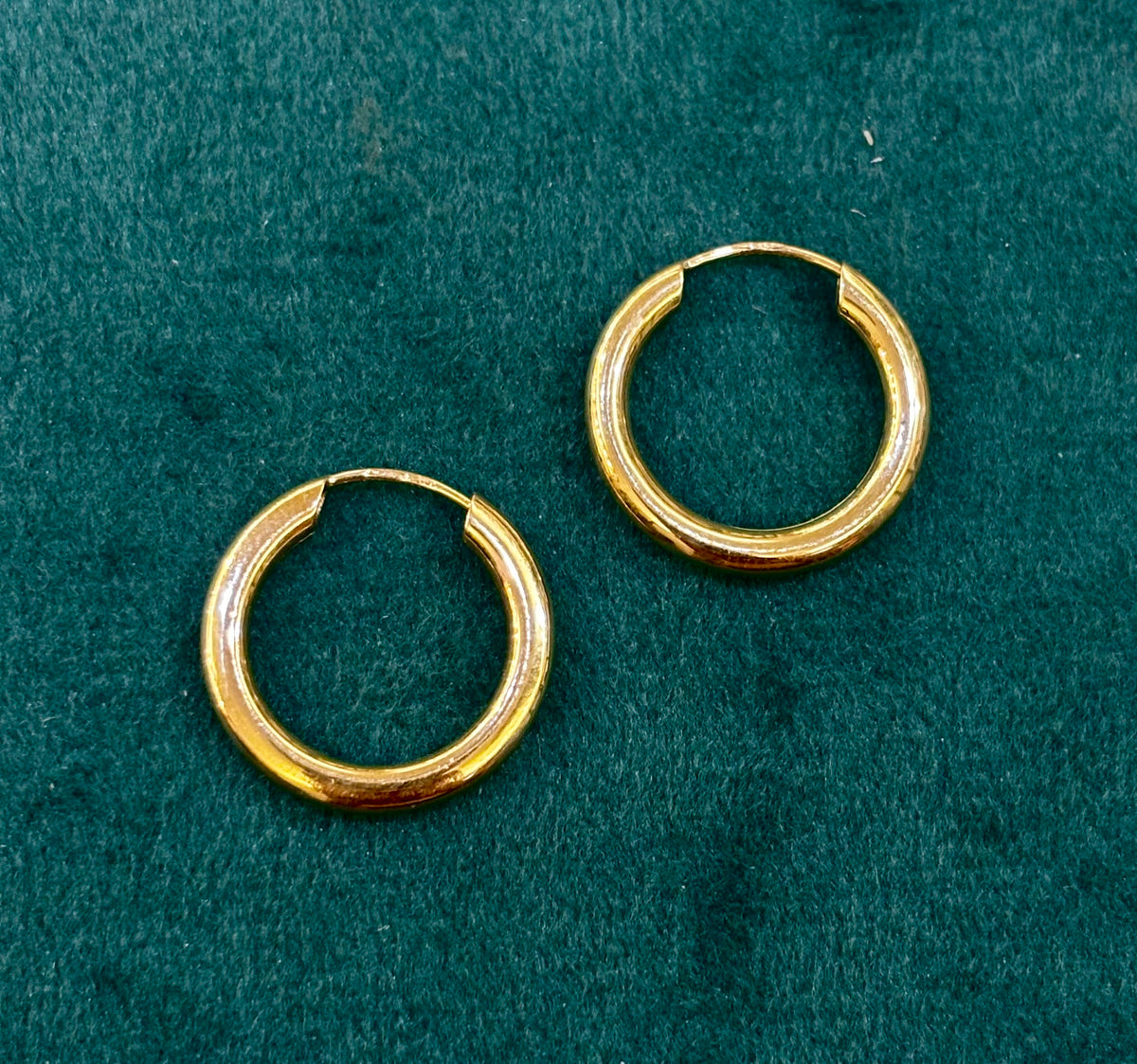 Orecchini oro 18 carati cerchio lisci