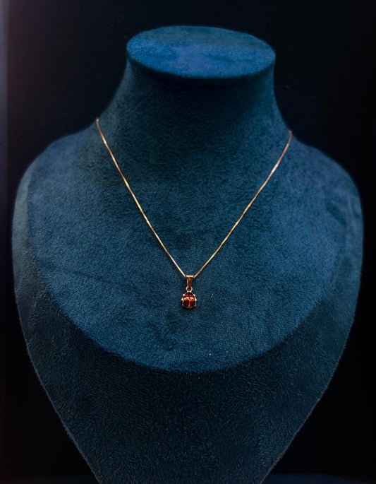Collana Coccinella Oro Giallo 18 Carati