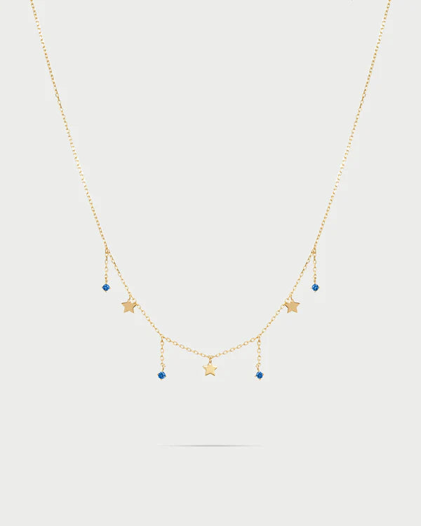 RUE DES MILLE Girocollo 3 mini stelle e punti luce line collezione ESSENCEGRZ-024M3STEAU