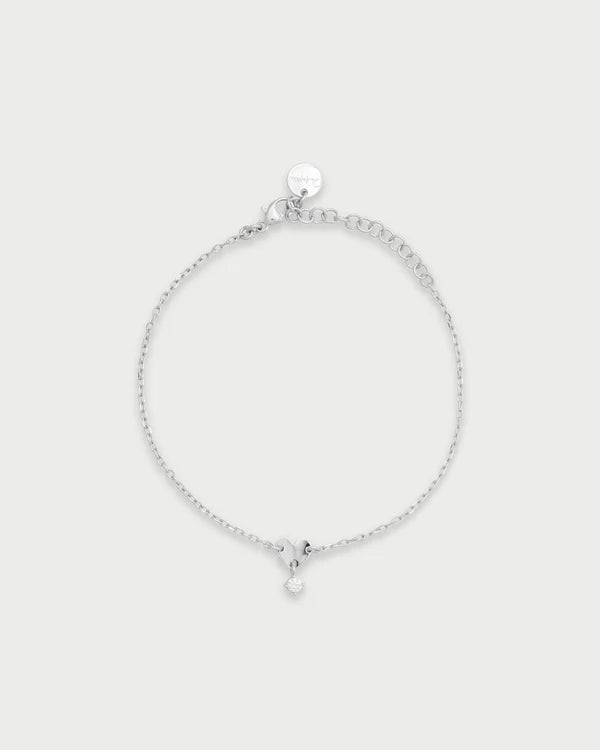 RUE DES MILLE Bracciale mini cuore e punto luce collezione ESSENCE BRZ-024CUORH
