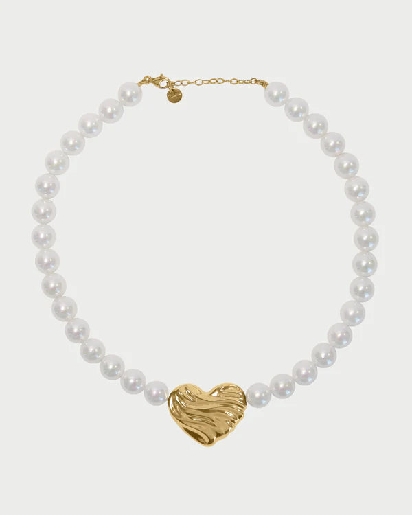 RUE DES MILLE 
Girocollo Perle Cuore Bold collezione BOLDHEART  GR-033M1AU GR-033M1RH