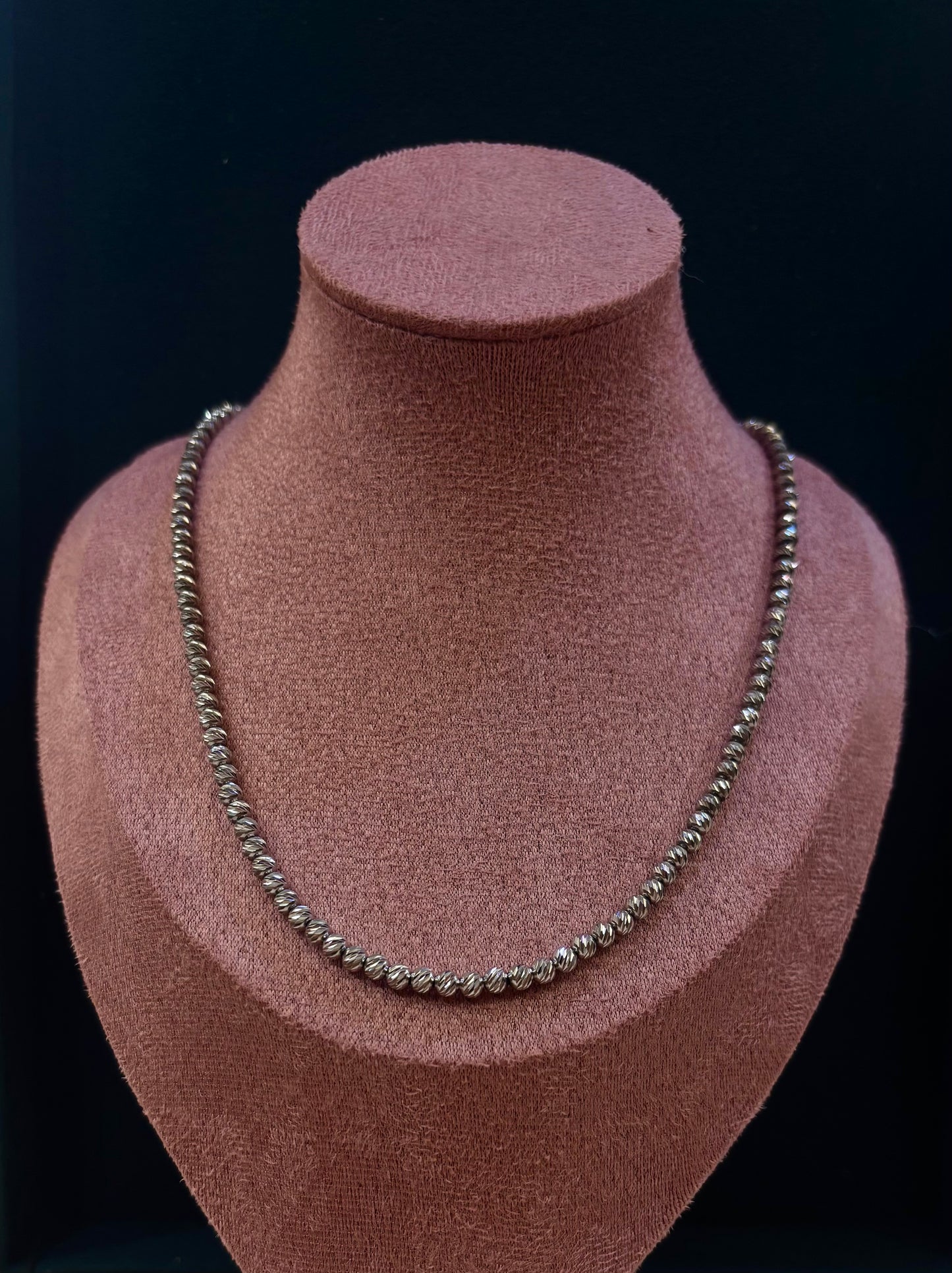 Collana Palline Diamantate