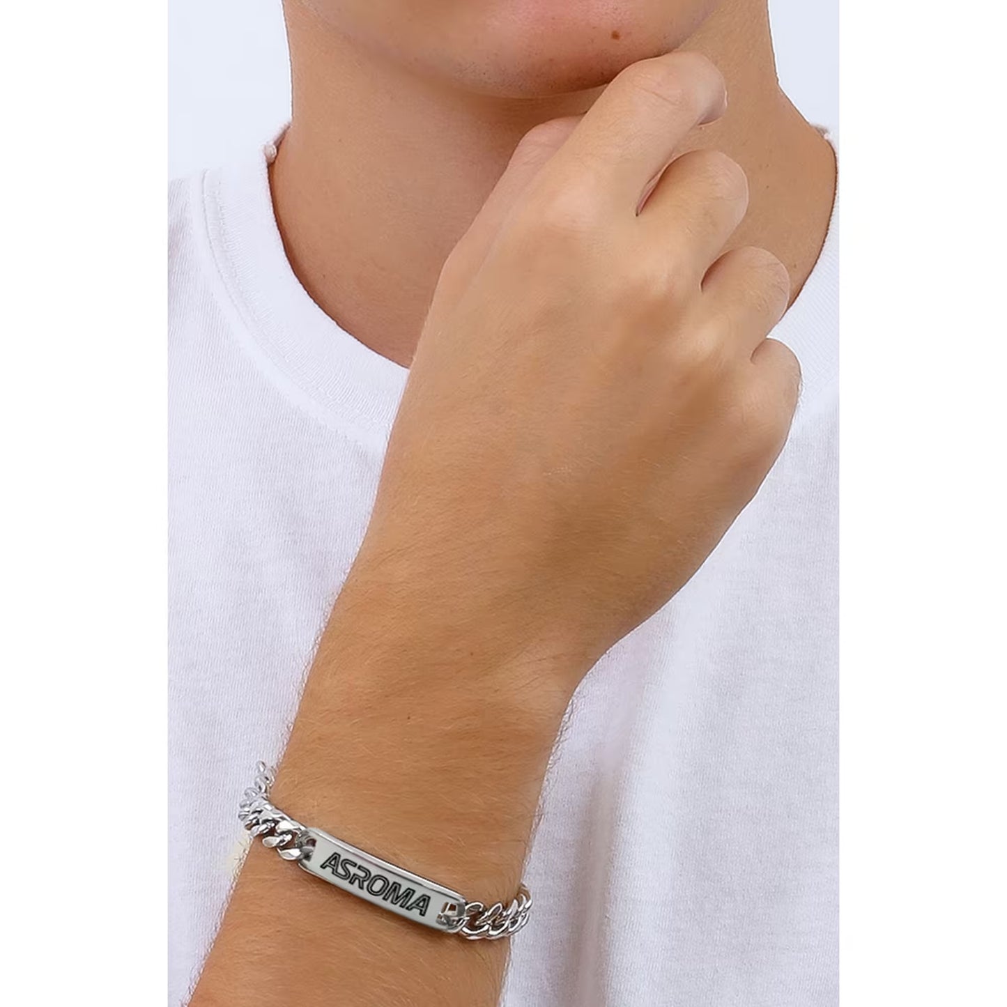 Bracciale Uomo gioielli A.S. Roma B-RBOO8UAS