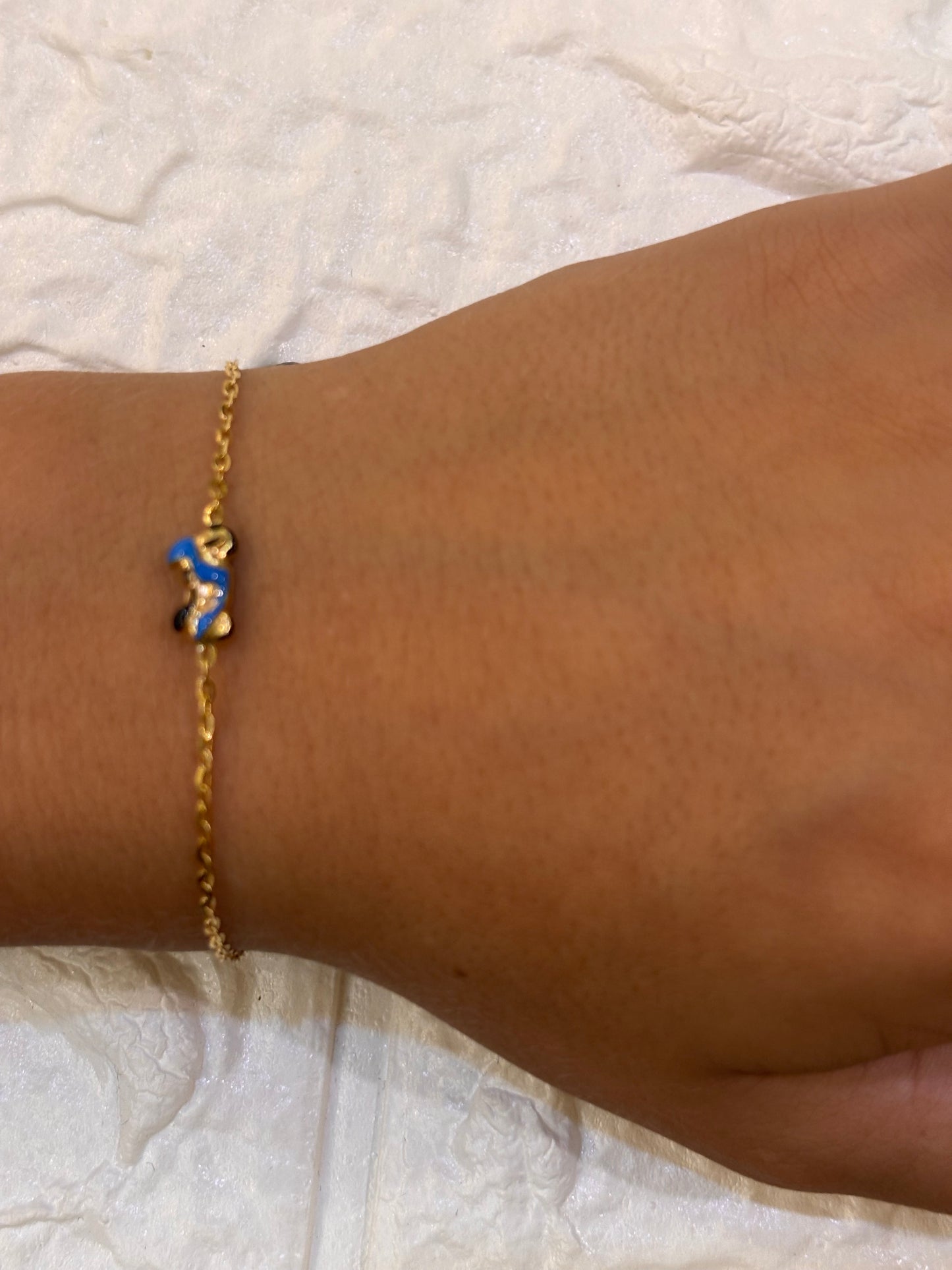 Bracciale Bimbo oro 18 carati moto