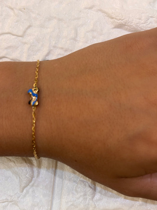 Bracciale Bimbo oro 18 carati moto