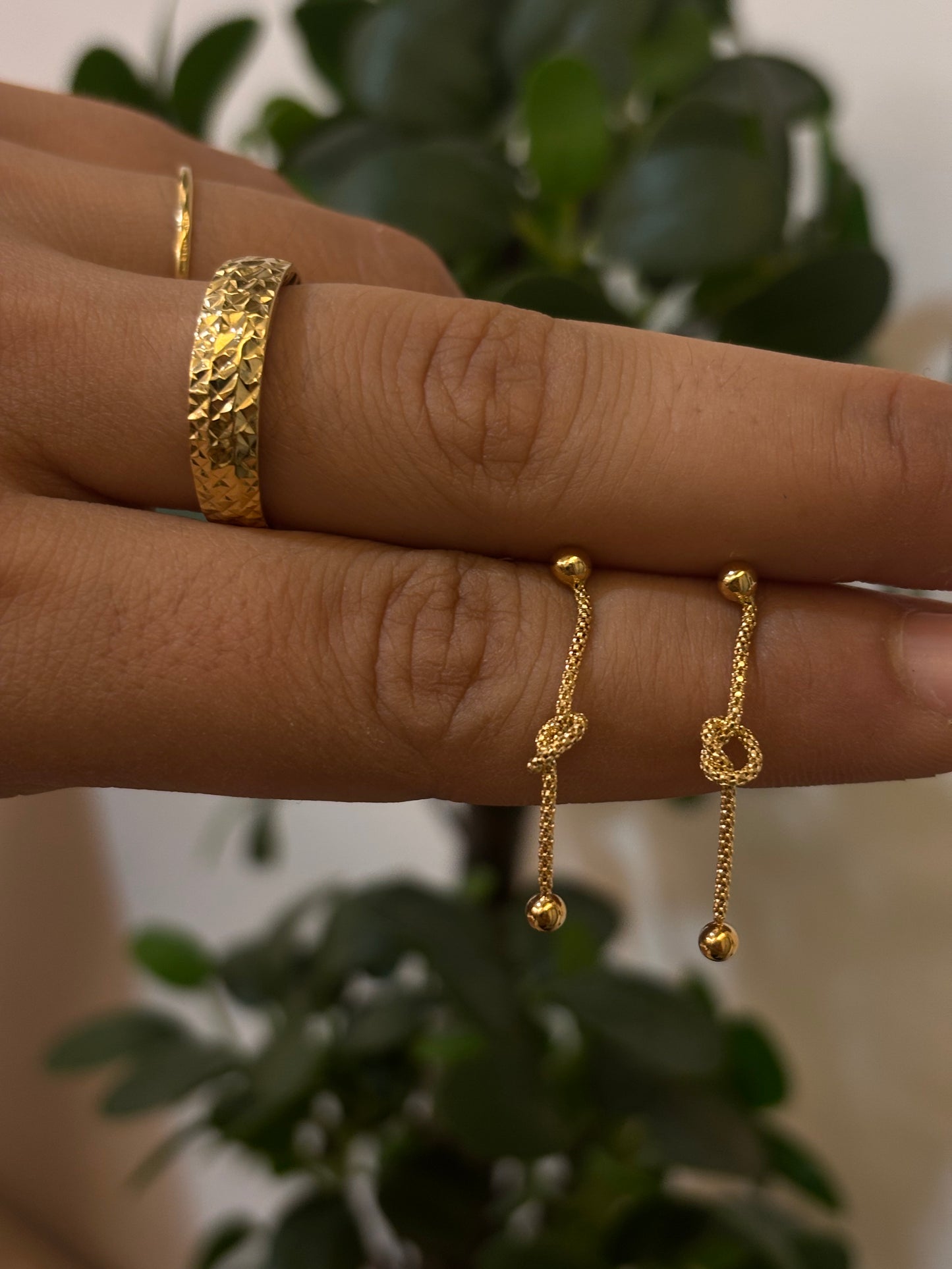 Orecchini Nodo Oro Giallo 18 Carati