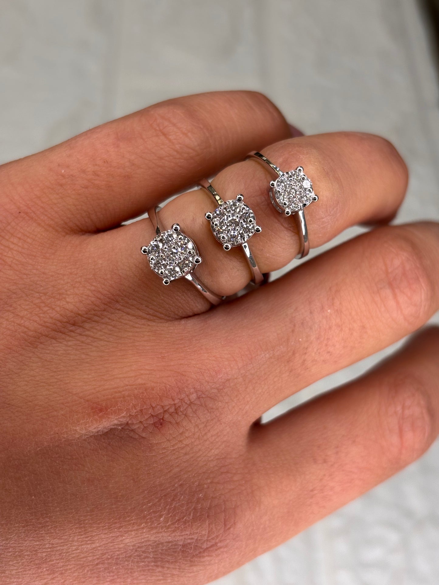 Anello Magic Oro Bianco e Diamanti PROMESSE GIOIELLI